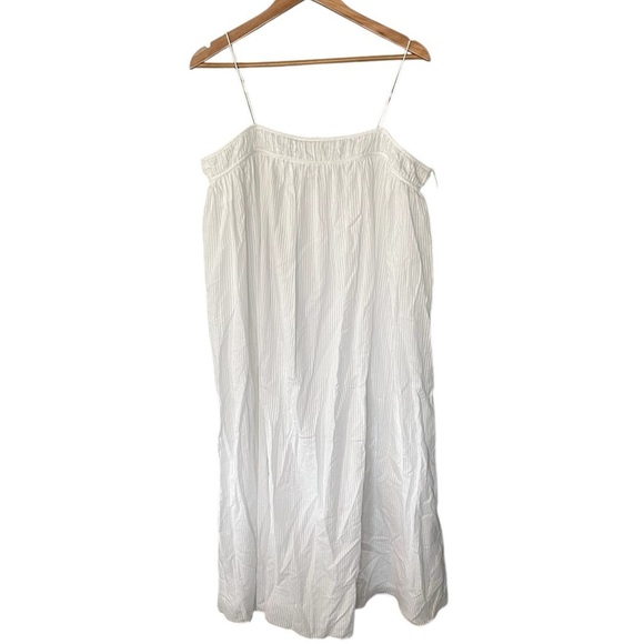 AYR The Easy Breezy Dress Japanese Shadow Striped Cotton - Picture 6 of 14